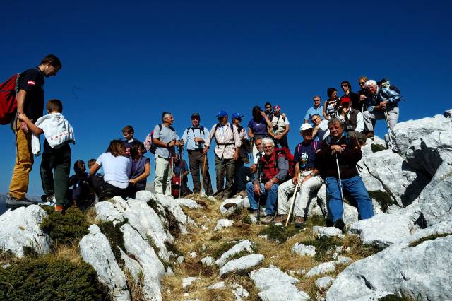 Foto ricordo su Monte  Cavallo