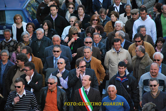 Sindaco alla manifestazione